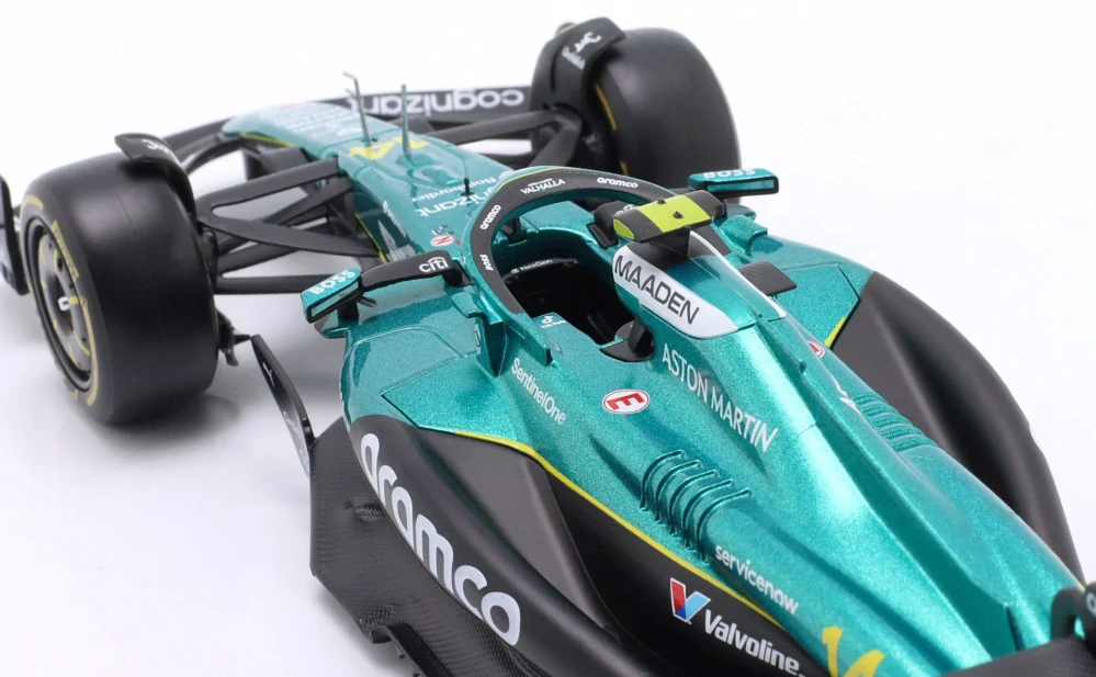 F1 Aston Martin model + Fernando Alonso