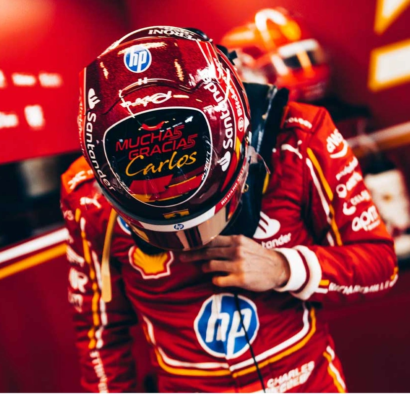 Helma Leclerc ABU DHABI GP 2024