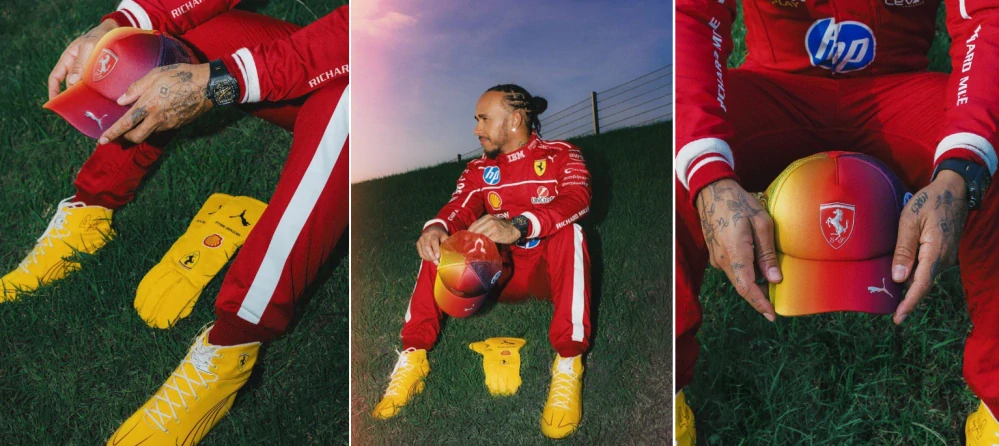 Kšiltovka Ferrari Lewis Hamilton limited